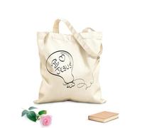 AILOONG Elemento religioso dibujado a mano con arte cristiano Bolsas reutilizables para la compra Tela de 12 oz de grosor Plegable 31x36cm Mediano