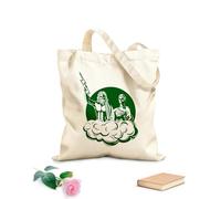 AILOONG emblemas de la diosa griega Hera Bolsa de lona con fondo reforzado Tela de 340g/m² de grosor Se usa como bolsa de regalo