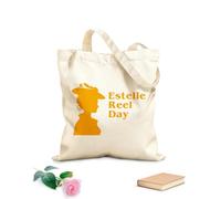 AILOONG Estelle Reel Day Estados Unidos Bolsos de hombro de lona de algodón Tela de 340g/m² de grosor Se usa como bolsa de herramientas