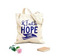 AILOONG expediente de cáncer de mama Bolsas reutilizables para la compra Tela de 340g/m² de grosor Plegable