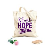 AILOONG expediente de cáncer de mama Bolsas reutilizables para la compra Tela de 340g/m² de grosor Plegable