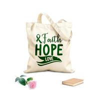 AILOONG expediente de cáncer de mama Bolsas reutilizables para la compra Tela de 340g/m² de grosor Plegable