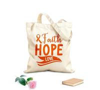 AILOONG expediente de cáncer de mama Bolsas reutilizables para la compra Tela de 340g/m² de grosor Plegable
