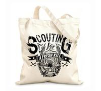 AILOONG Explorando una presa fresca en el hielo 1776 Bolsos de hombro de lona de algodón Tela de 12 oz de grosor Se usa como bolsa de herramientas 25x30cm Pequeño