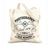 AILOONG Fotografía La mejor frase de cura Palabras Bolsa de lona sin blanquear Tela de 12 oz de grosor Se usa como bolsa de herramientas 25x30cm Pequeño