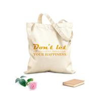 AILOONG Frase positiva Ayuda para tener éxito Palabras sabias Bolsa de lona sin blanquear Tela de 340g/m² de grosor Se usa como bolsa de herramientas