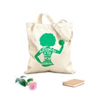 AILOONG Gimnasio, poder femenino africano, gimnasio, cita, motivación para hacer ejercicio Bolsos de calicó para mujer Tela de 340g/m² de grosor Plegable