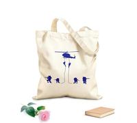 AILOONG Helicóptero Militar Ejército Fuerza Aérea Guerra Soldado Bolsa de compras de lona de algodón Tela de 340g/m² de grosor Se usa como bolsa de regalo