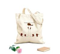 AILOONG Helicóptero Militar Ejército Fuerza Aérea Guerra Soldado Bolsa de compras de lona de algodón Tela de 340g/m² de grosor Se usa como bolsa de regalo