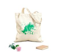 AILOONG Hermosa mujer atractiva chica música jazz Bolsa de compras de lona de algodón Tela de 340g/m² de grosor Se usa como bolsa de regalo