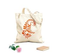 AILOONG Increíble pájaro de fantasía, fénix, símbolo del renacimiento Bolsa de lona Tela de 340g/m² de grosor Sustituye a la mochila escolar