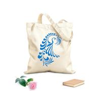 AILOONG Increíble pájaro de fantasía, fénix, símbolo del renacimiento Bolsa de lona Tela de 340g/m² de grosor Sustituye a la mochila escolar