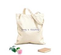 AILOONG La familia lo es todo, ama vivir Bolsa de lona sin blanquear Tela de 340g/m² de grosor Se usa como bolsa de herramientas