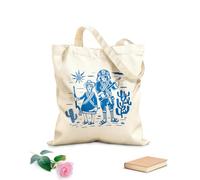 AILOONG Lampiao y María Bonita Bandidos Héroes Populares Bolsos de hombro de lona de algodón Tela de 340g/m² de grosor Se usa como bolsa de herramientas