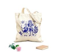AILOONG Lampiao y María Bonita Bandidos Héroes Populares Bolsos de hombro de lona de algodón Tela de 340g/m² de grosor Se usa como bolsa de herramientas
