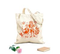 AILOONG Lampiao y María Bonita Bandidos Héroes Populares Bolsos de hombro de lona de algodón Tela de 340g/m² de grosor Se usa como bolsa de herramientas