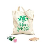 AILOONG Letras bíblicas y arte cristiano Bolsas reutilizables para la compra Tela de 340g/m² de grosor Plegable