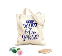 AILOONG Letras bíblicas y arte cristiano Bolsas reutilizables para la compra Tela de 340g/m² de grosor Plegable