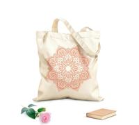 AILOONG Maestro de Mandalas, Bohemio, Hippie, Zen, Yoga Bolsos de calicó para mujer Tela de 340g/m² de grosor Plegable