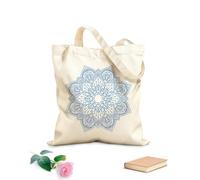 AILOONG Maestro de Mandalas, Bohemio, Hippie, Zen, Yoga Bolsos de calicó para mujer Tela de 340g/m² de grosor Plegable