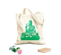 AILOONG Meditación del loto de Buda Budismo Yoga Bolsa de lona Tela de 340g/m² de grosor Sustituye a la mochila escolar