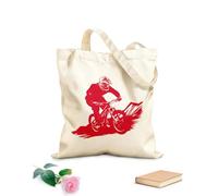 AILOONG No puedo parar, no quiero andar en bicicleta de montaña Bolsas reutilizables para la compra Tela de 340g/m² de grosor Plegable