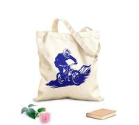 AILOONG No puedo parar, no quiero andar en bicicleta de montaña Bolsas reutilizables para la compra Tela de 340g/m² de grosor Plegable