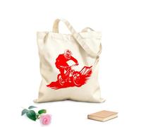 AILOONG No puedo parar, no quiero andar en bicicleta de montaña Bolsas reutilizables para la compra Tela de 340g/m² de grosor Plegable