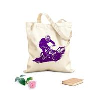 AILOONG No puedo parar, no quiero andar en bicicleta de montaña Bolsas reutilizables para la compra Tela de 340g/m² de grosor Plegable