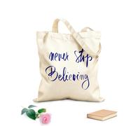 AILOONG Nunca dejes de creer en la motivación inspiradora Bolsa de lona sin blanquear Tela de 340g/m² de grosor Se usa como bolsa de herramientas