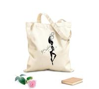 AILOONG Obtener cotización apelación Cuerpo de niña Bolsa de lona Tela de 12 oz de grosor Sustituye a la mochila escolar 25x30cm Pequeño