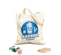 AILOONG Servicio profesional de peluquería Corte Afeitado Recorte Bolsa de compras de lona de algodón Tela de 340g/m² de grosor Se usa como bolsa de regalo