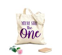 AILOONG Sigues siendo el único: citas inspiradoras Bolsos de hombro de lona de algodón Tela de 340g/m² de grosor Se usa como bolsa de herramientas