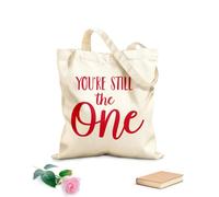 AILOONG Sigues siendo el único: citas inspiradoras Bolsos de hombro de lona de algodón Tela de 340g/m² de grosor Se usa como bolsa de herramientas
