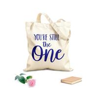 AILOONG Sigues siendo el único: citas inspiradoras Bolsos de hombro de lona de algodón Tela de 340g/m² de grosor Se usa como bolsa de herramientas