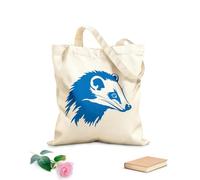 AILOONG silueta angelical de cabeza de zarigüeya Bolsa de lona para vino Tela de 340g/m² de grosor Combina con la ropa