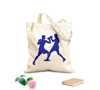 AILOONG silueta de entrenamiento de boxeo Bolsa de tela con asa plana Tela de 340g/m² de grosor Sustituye a la mochila escolar