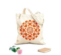 AILOONG silueta en forma de corazón corazón rosa compuesto rosas siluetas Bolsas de lona con estampados personalizables Tela de 340g/m² de grosor Combina con la ropa