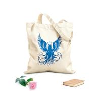 AILOONG siluetas de ángeles celestiales Bolsas de lona con estampados personalizables Tela de 340g/m² de grosor Combina con la ropa