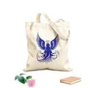 AILOONG siluetas de ángeles celestiales Bolsas de lona con estampados personalizables Tela de 340g/m² de grosor Combina con la ropa