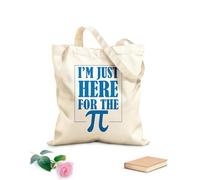 AILOONG Solo estoy aquí Bolsas de lona con estampados personalizables Tela de 340g/m² de grosor Combina con la ropa