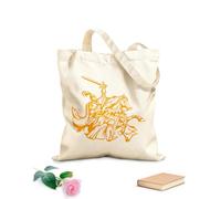 AILOONG Torneo de armaduras de caballos de caballeros medievales Bolsa de compras de lona de algodón Tela de 340g/m² de grosor Se usa como bolsa de regalo