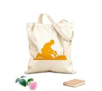 AILOONG Trabajador de obra del contratista Silhouette Bolsos de hombro de lona de algodón Tela de 340g/m² de grosor Se usa como bolsa de herramientas