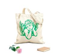 AILOONG Un ángel con alas se puede utilizar como boceto. Bolsas reutilizables para la compra Tela de 340g/m² de grosor Plegable