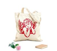 AILOONG Un ángel con alas se puede utilizar como boceto. Bolsas reutilizables para la compra Tela de 340g/m² de grosor Plegable