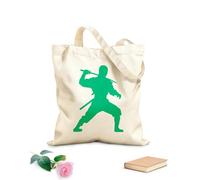 AILOONG una silueta ninja Bolsa de lona para vino Tela de 340g/m² de grosor Combina con la ropa