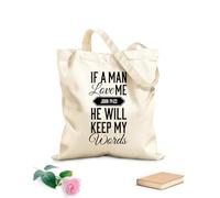 AILOONG Versículo bíblico para el evangelista de Juan Bolsas reutilizables para la compra Tela de 12 oz de grosor Plegable 35x40cm Grande