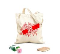 AILOONG Zen Relax Meditación Mundo Nube Filosofía Armonía Vida Bolsa de lona Tela de 340g/m² de grosor Sustituye a la mochila escolar