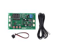 AILOVA Módulo Controlador DC 12V 2A 2Bit PWM Controlador De Temperatura De Ventilador De 3 Cables Regulador De Velocidad para PC Fan/Alarm