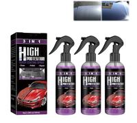 Ailsion Car Wax, Ailsion Car Spray, Ailsion Car Wash Spray, Ailison 3 En 1 Spray De Revestimiento Rápido For Automóviles De Alta Protección, Fullofcarts Gadget Car Cleaner (Color : 3Set)
